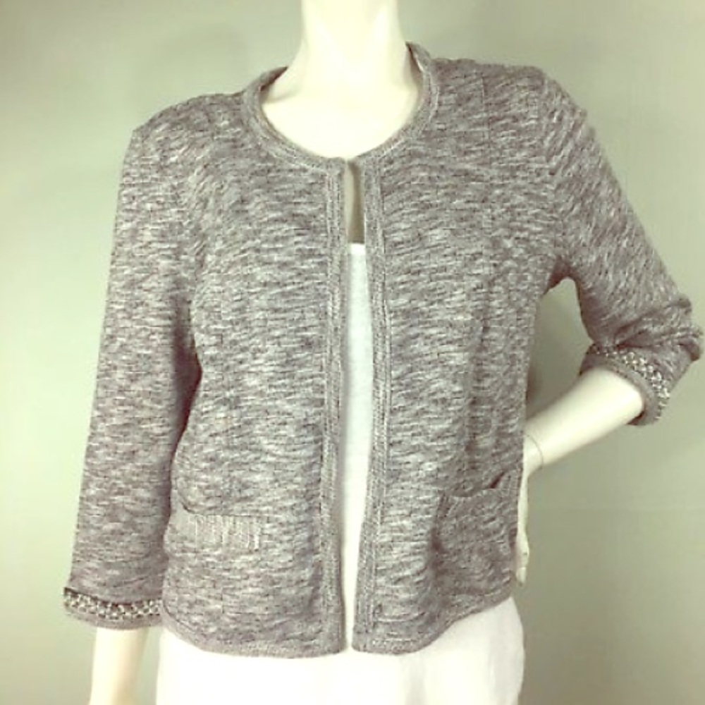 Express knit open blazer XS